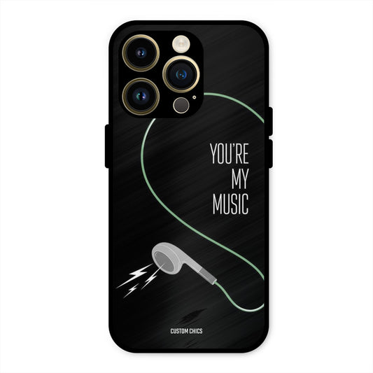 His Music iPhone 14 Pro Mobile Back Cover - Cute PrintShield Case