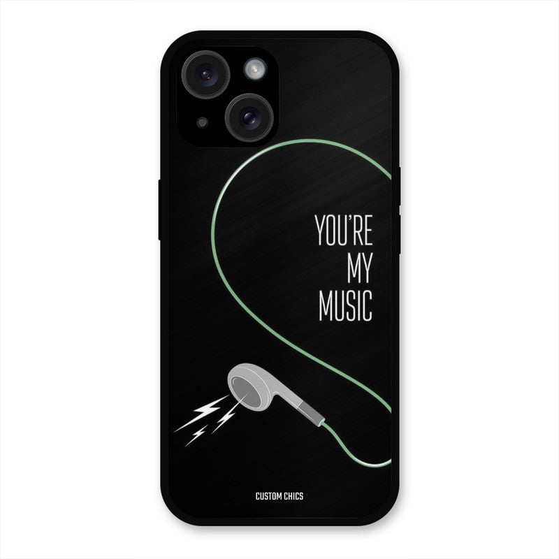 His Music iPhone 15 Plus Mobile Back Cover - Cute PrintShield Case