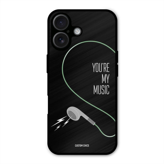 His Music iPhone 16 Plus Mobile Back Cover - Cute PrintShield Case