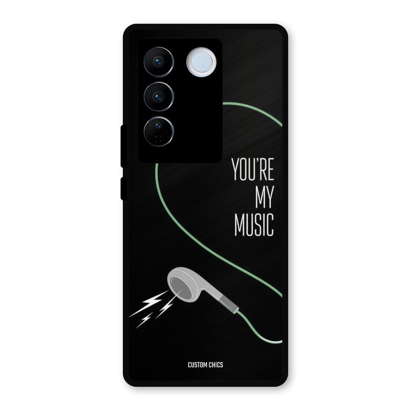 His Music Vivo V27 Pro Mobile Back Cover - Cute PrintShield Case