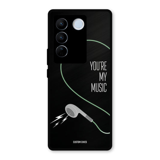 His Music Vivo V27 Pro Mobile Back Cover - Cute PrintShield Case