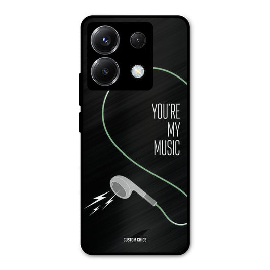 His Music Poco X6 Mobile Back Cover - Cute PrintShield Case