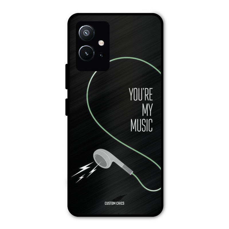 His Music Vivo Y75 5G Mobile Back Cover - Cute PrintShield Case