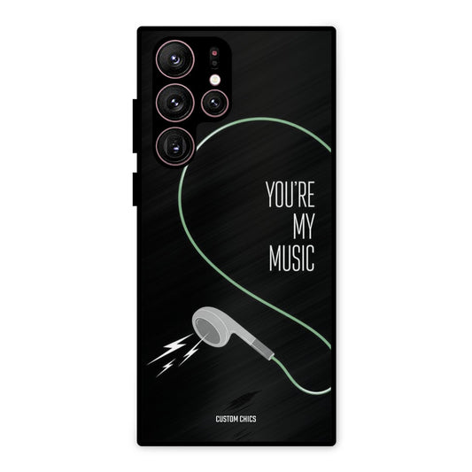His Music Samsung Galaxy S22 Ultra Mobile Back Cover - Cute PrintShield Case