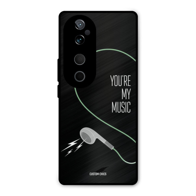 His Music Vivo V40 Mobile Back Cover - Cute PrintShield Case