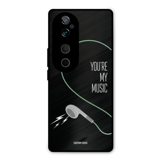 His Music Vivo V40 Mobile Back Cover - Cute PrintShield Case