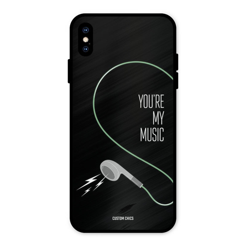 His Music iPhone XS Max Mobile Back Cover - Cute PrintShield Case