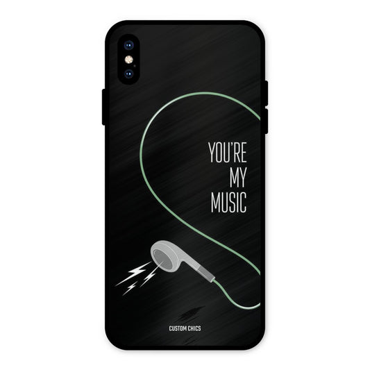 His Music iPhone XS Max Mobile Back Cover - Cute PrintShield Case