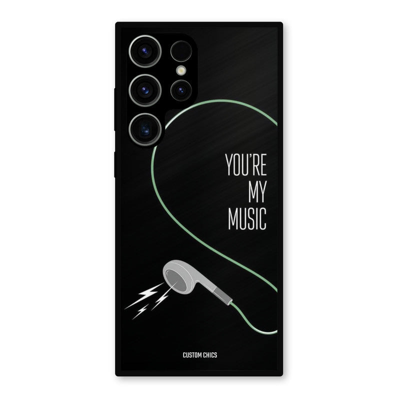 His Music Samsung Galaxy S23 Ultra Mobile Back Cover - Cute PrintShield Case