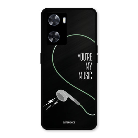 His Music Oppo A57 2022 Mobile Back Cover - Cute PrintShield Case