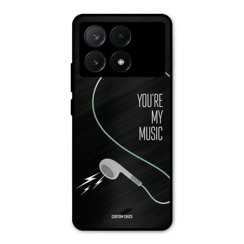 His Music Poco X6 Pro Mobile Back Cover - Cute PrintShield Case