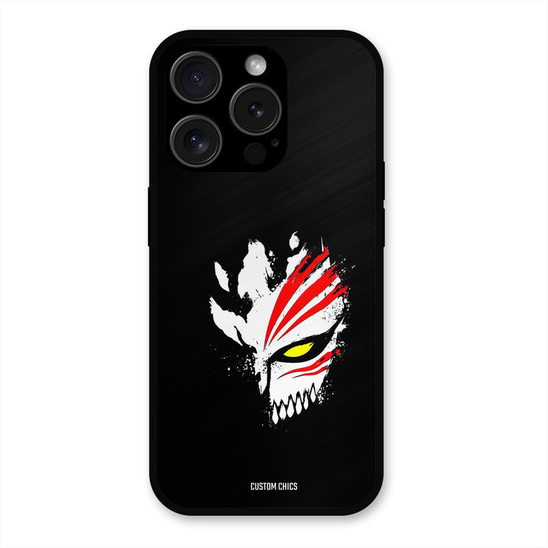 Hollow Mask iPhone 15 Pro Mobile Back Cover - Anime PrintShield Case