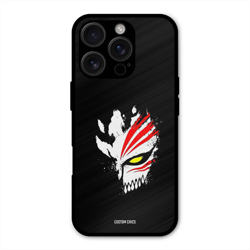 Hollow Mask iPhone 16 Pro Mobile Back Cover - Anime PrintShield Case