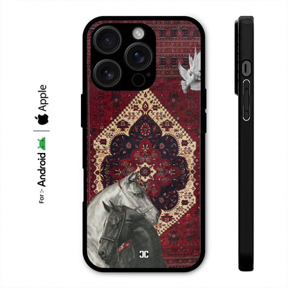 Horses With Pashmina Case – Premium PrintShield Mobile Cover