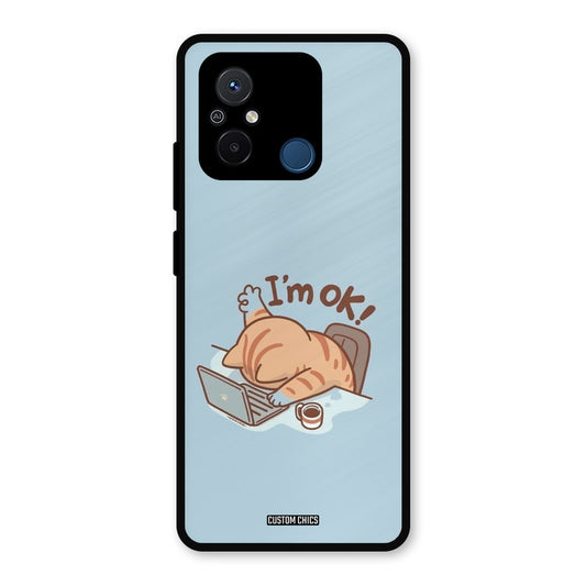 I Am Ok Redmi 12c Mobile Back Cover - Cute PrintShield Case