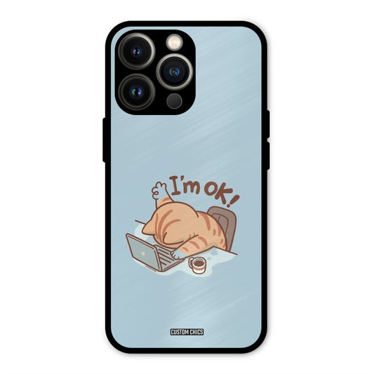 I Am Ok iPhone 13 Pro Max Mobile Back Cover - Cute PrintShield Case