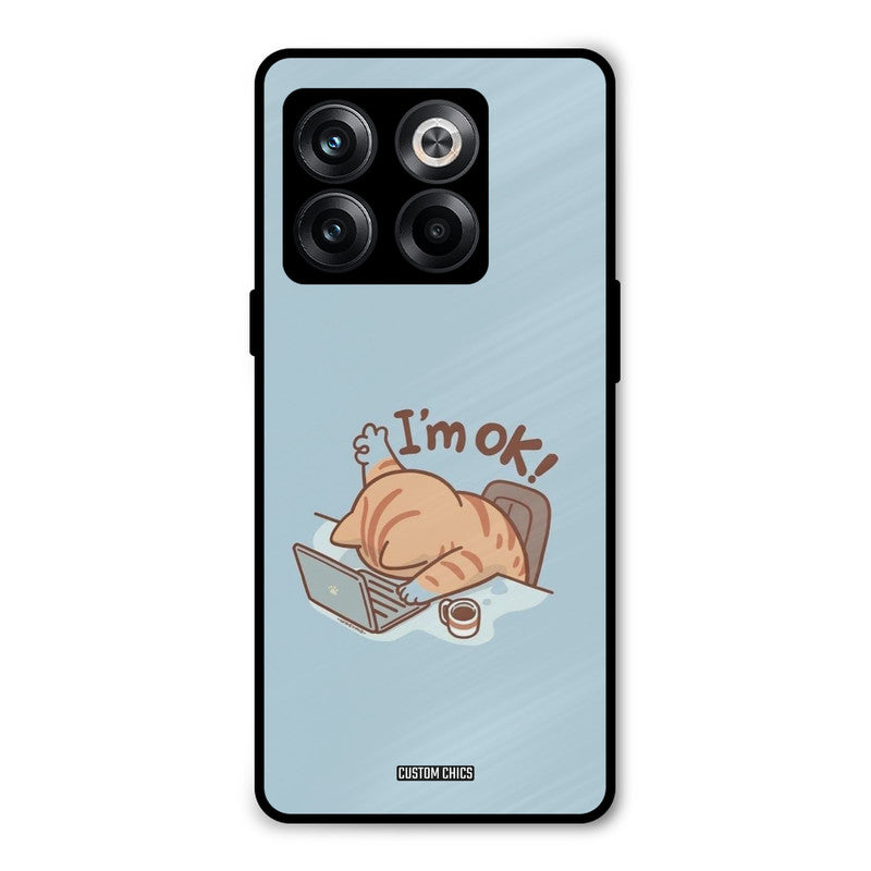 I Am Ok Oneplus 10T Mobile Back Cover - Cute PrintShield Case