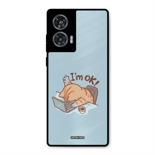 I Am Ok Moto G96 Mobile Back Cover - Cute PrintShield Case