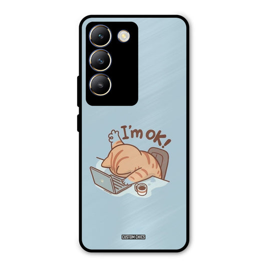 I Am Ok Vivo Y200e Mobile Back Cover - Cute PrintShield Case