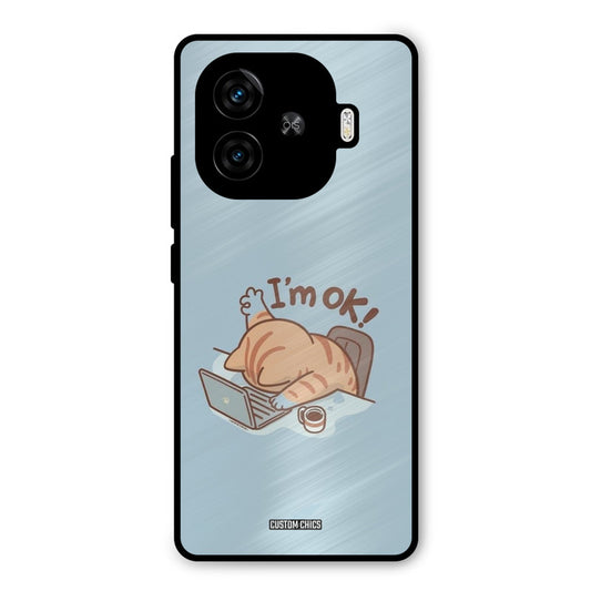 I Am Ok iQoo Z9 Turbo Mobile Back Cover - Cute PrintShield Case