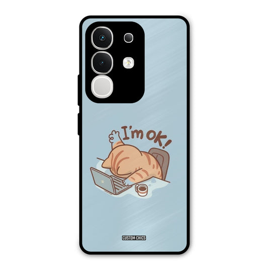 I Am Ok Vivo T4x Mobile Back Cover - Cute PrintShield Case