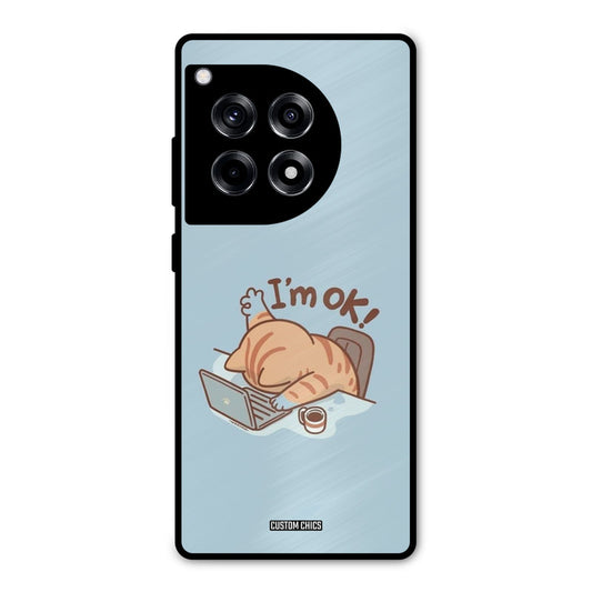 I Am Ok OnePlus 12R Mobile Back Cover - Cute PrintShield Case