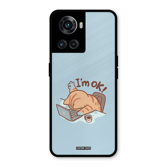 I Am Ok OnePlus 10R Mobile Back Cover - Cute PrintShield Case