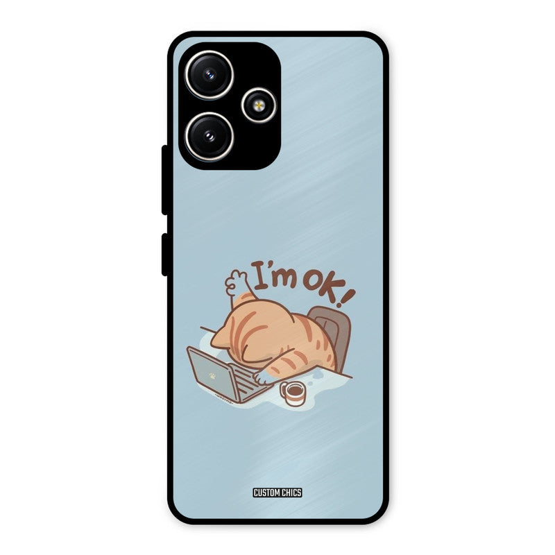 I Am Ok Redmi 12 5G Mobile Back Cover - Cute PrintShield Case