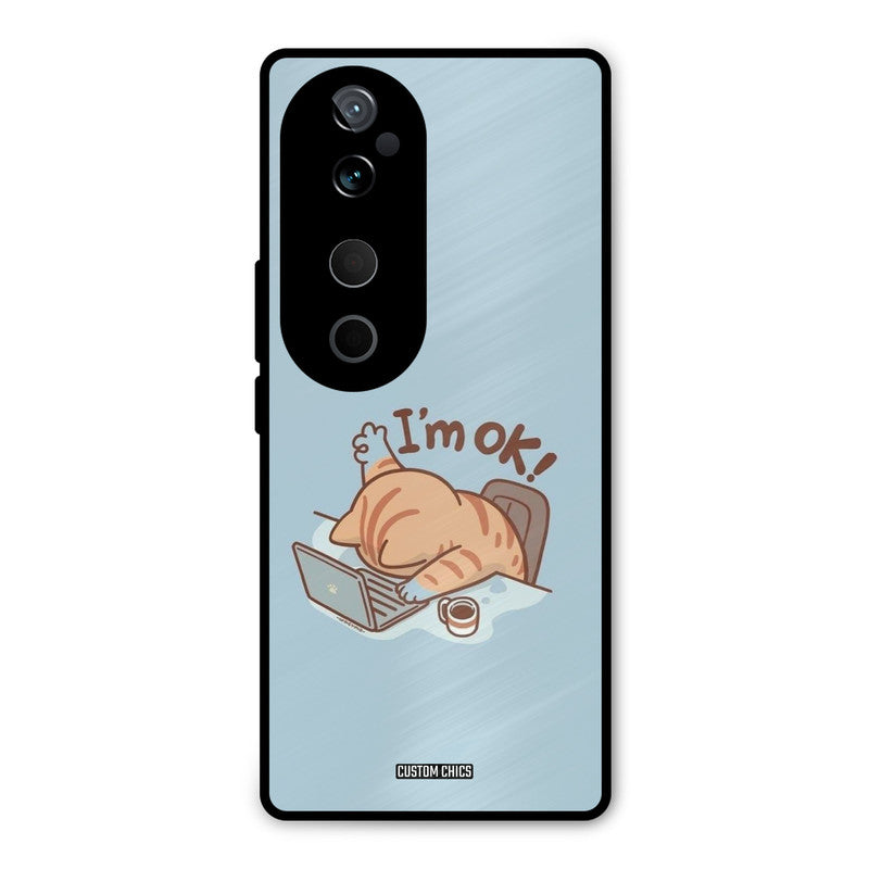 I Am Ok Vivo V40 Mobile Back Cover - Cute PrintShield Case