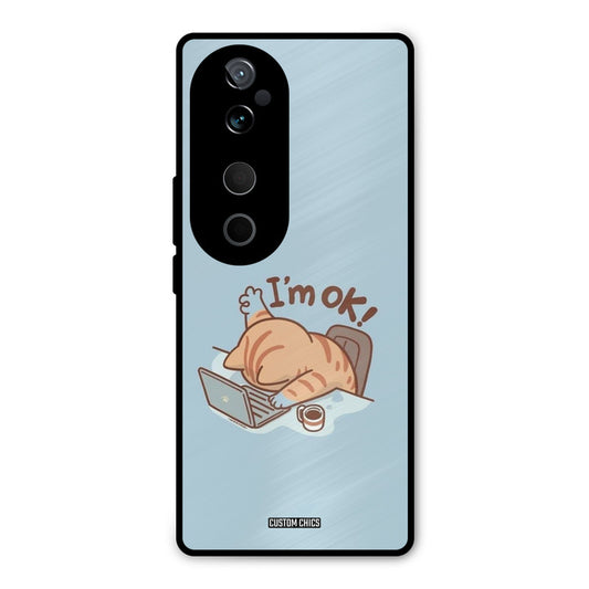 I Am Ok Vivo V40 Mobile Back Cover - Cute PrintShield Case