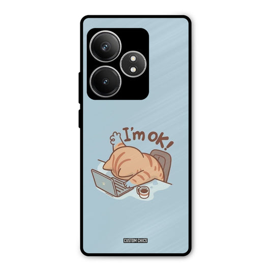 I Am Ok Realme GT 6T Mobile Back Cover - Cute PrintShield Case