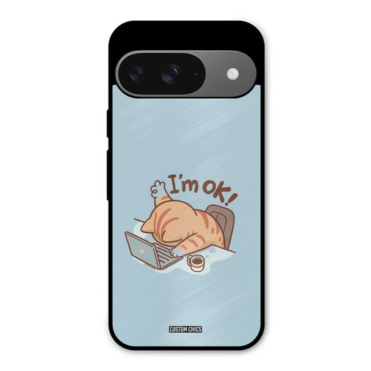 I Am Ok Google Pixel 9 Mobile Back Cover - Cute PrintShield Case