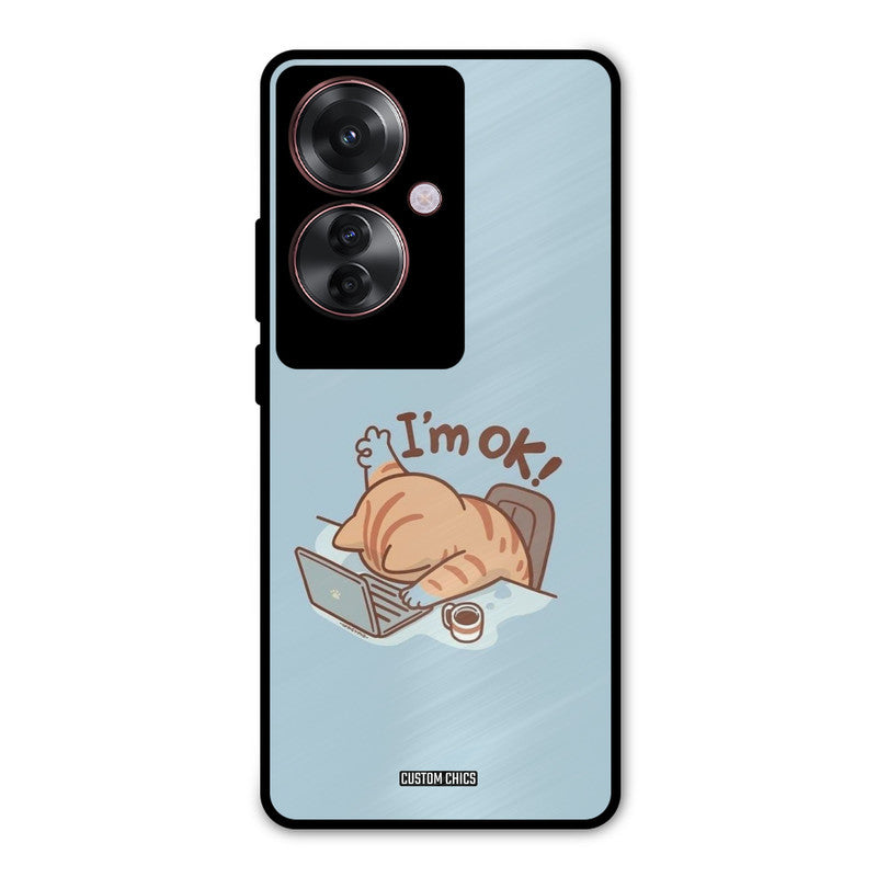 I Am Ok Oppo F25 Pro Mobile Back Cover - Cute PrintShield Case