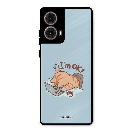 I Am Ok Moto G85 Mobile Back Cover - Cute PrintShield Case