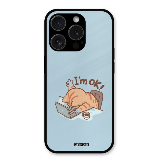 I Am Ok iPhone 15 Pro Max Mobile Back Cover - Cute PrintShield Case