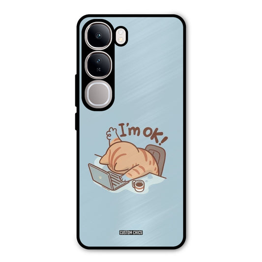 I Am Ok Vivo Y300 Mobile Back Cover - Cute PrintShield Case