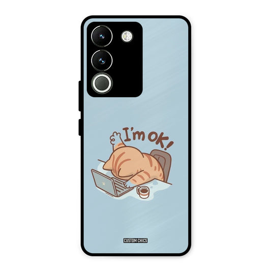 I Am Ok Vivo Y200 Mobile Back Cover - Cute PrintShield Case