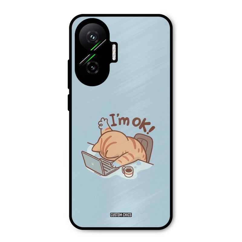 I Am Ok Poco F7 5G Mobile Back Cover - Cute PrintShield Case