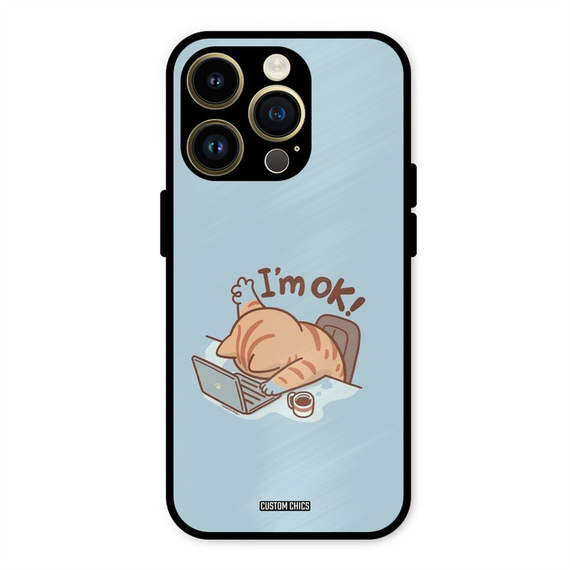 I Am Ok iPhone 14 Pro Max Mobile Back Cover - Cute PrintShield Case
