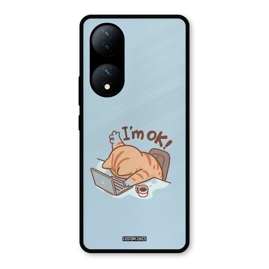 I Am Ok Vivo Y100 Mobile Back Cover - Cute PrintShield Case
