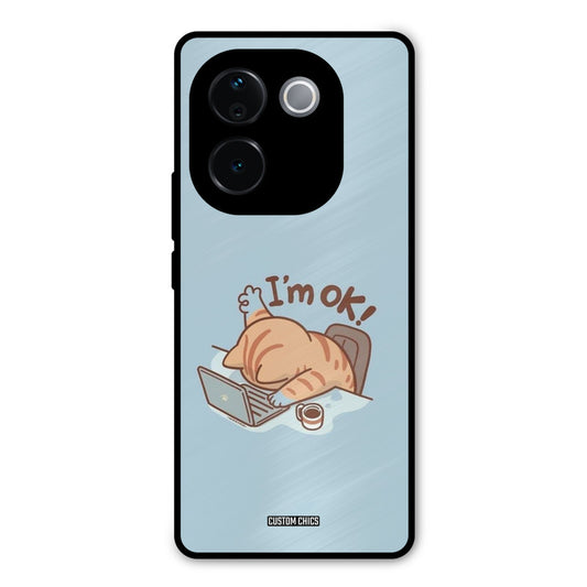I Am Ok Vivo T3 Pro Mobile Back Cover - Cute PrintShield Case