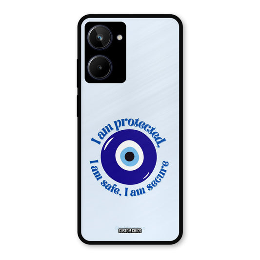 I Am Safe Realme 10 Mobile Back Cover - Aesthetic PrintShield Case