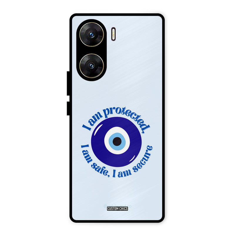 I Am Safe Vivo V29e Mobile Back Cover - Aesthetic PrintShield Case