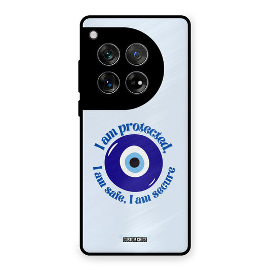 I Am Safe OnePlus 12 Mobile Back Cover - Aesthetic PrintShield Case