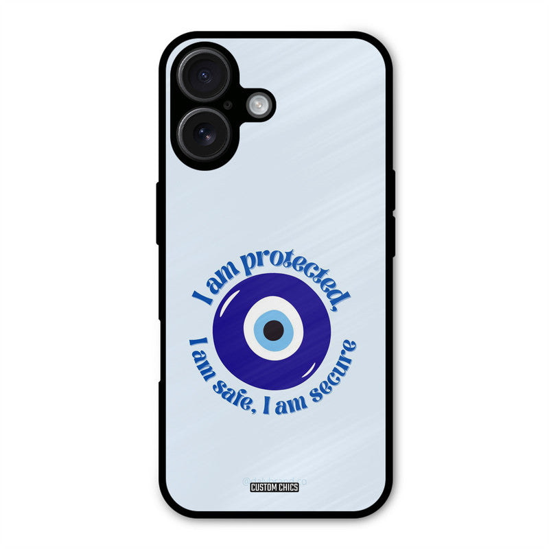 I Am Safe iPhone 16 Mobile Back Cover - Aesthetic PrintShield Case