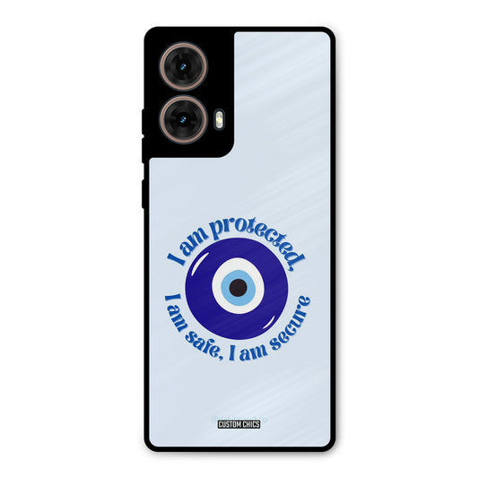 I Am Safe Moto G85 Mobile Back Cover - Aesthetic PrintShield Case