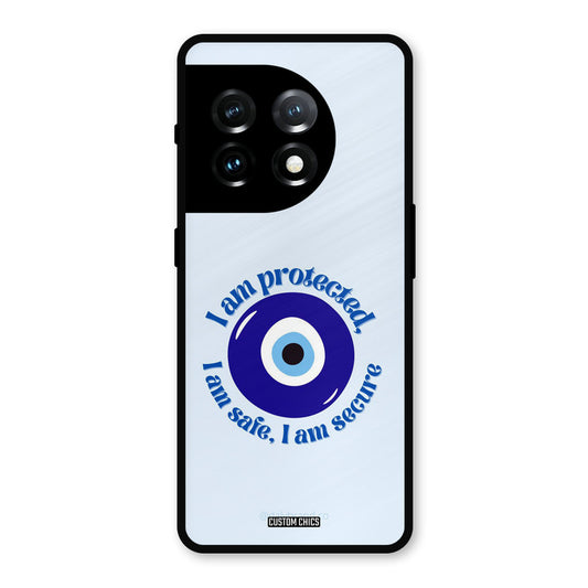 I Am Safe OnePlus 11 Mobile Back Cover - Aesthetic PrintShield Case