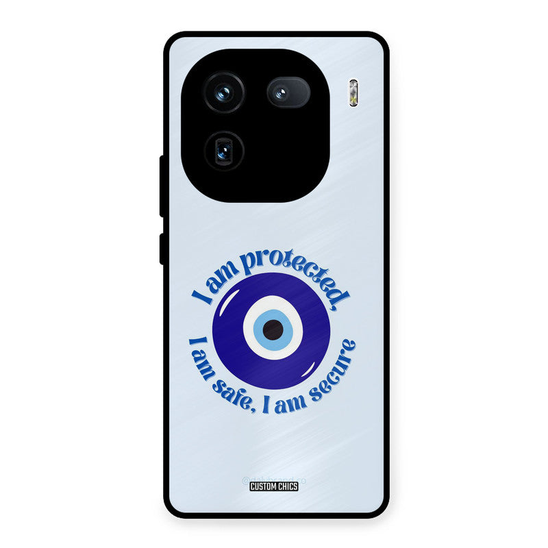 I Am Safe iQOO 12 Mobile Back Cover - Aesthetic PrintShield Case