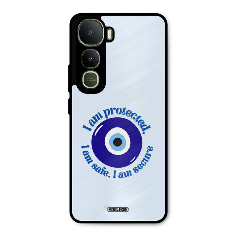 I Am Safe Vivo Y400 Mobile Back Cover - Aesthetic PrintShield Case