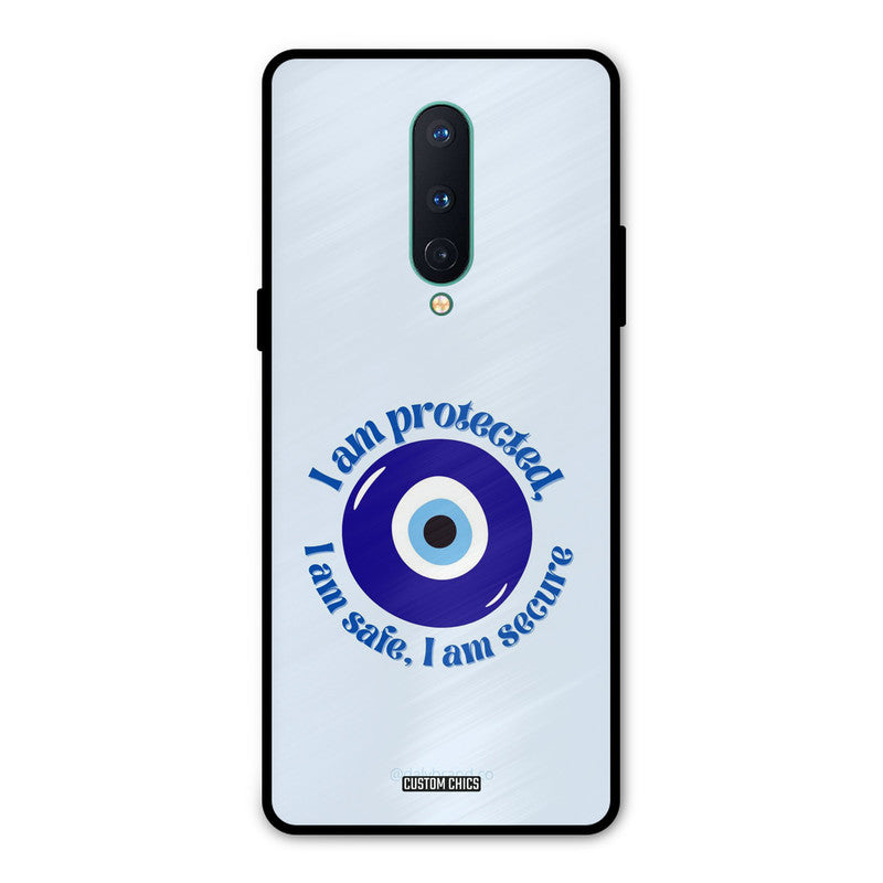 I Am Safe Oneplus 8 Mobile Back Cover - Aesthetic PrintShield Case